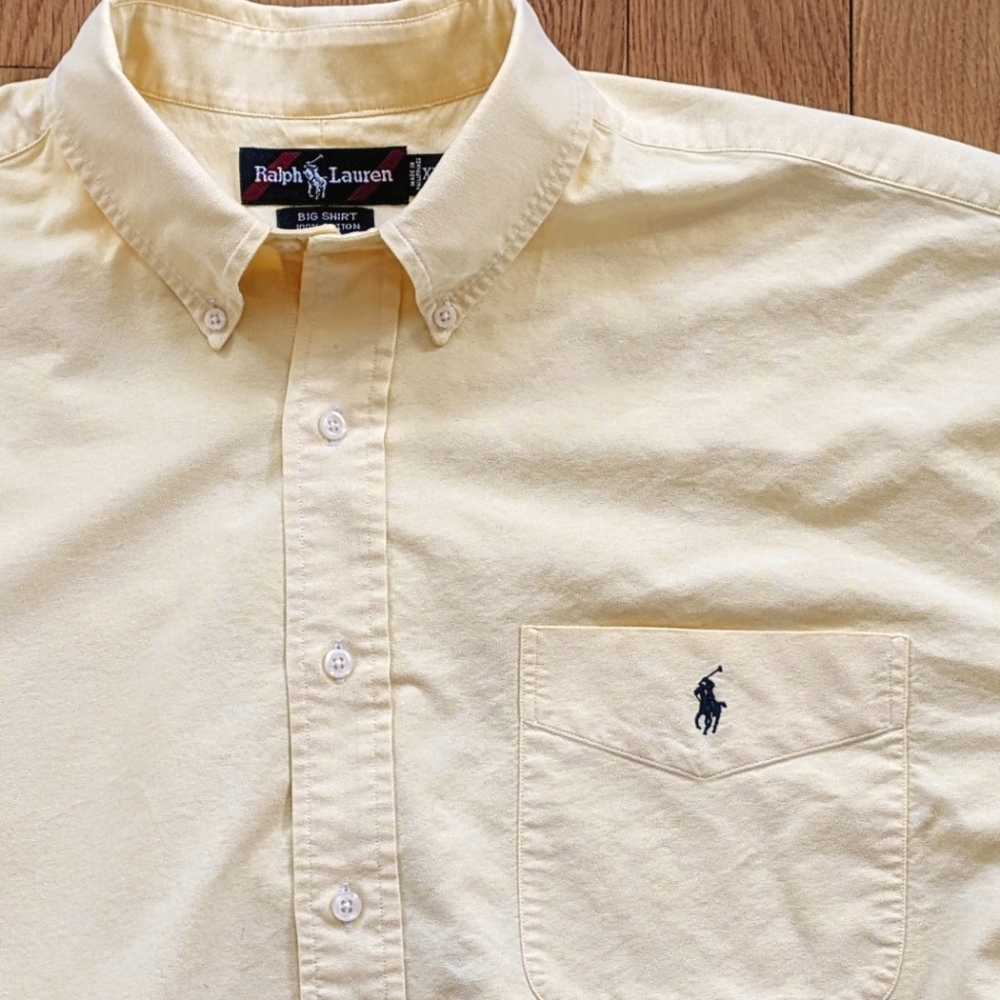 Ralph Lauren Oxford Cloth Button Down shirt (OCBD), Yellow